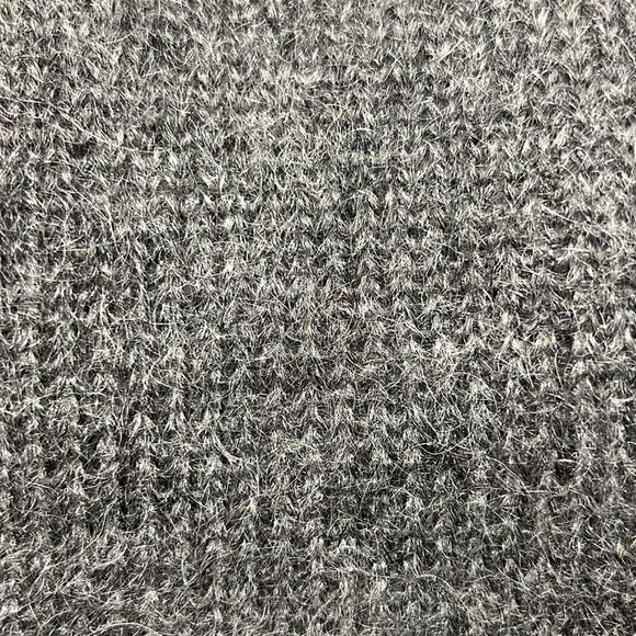 Grey Mohair Blend Boxy Cropped Italian Made Pullover Vest Size M - Picture 5 of 9